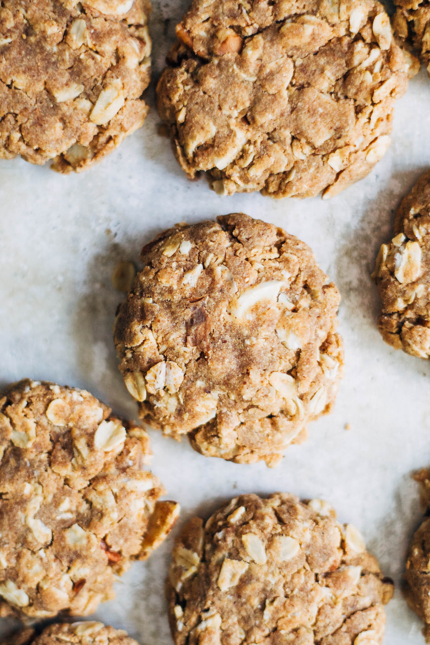 Almond Butter Trail Mix Cookies | Well and Full | #vegan #hiking #recipe
