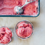 No-Churn Strawberry Ice Cream | Well and Full | #vegan #recipe