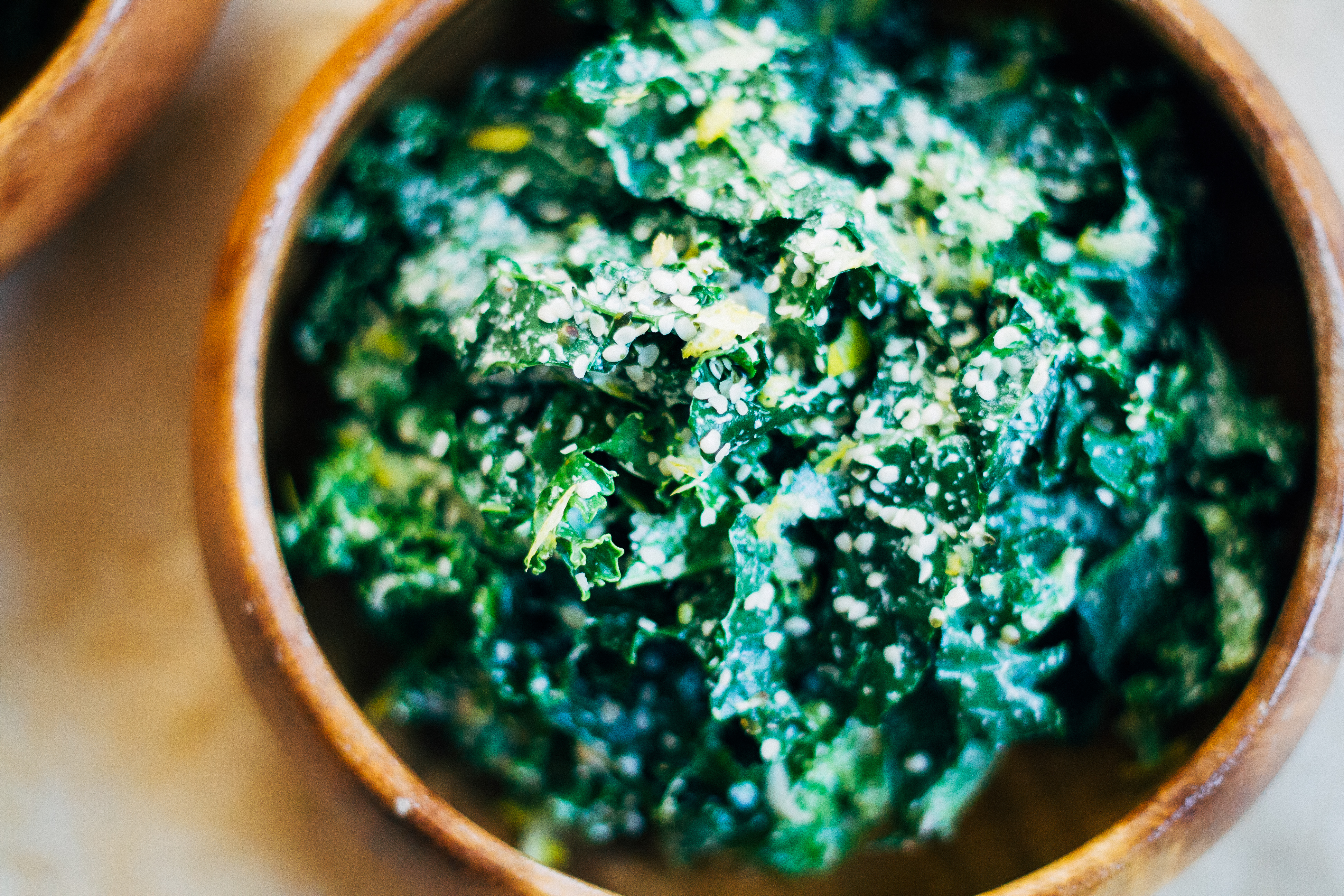 Raw Vegan Caesar Salad w/ Crunchy Hemp Seeds | Well and Full | #vegan #plantbased #recipe