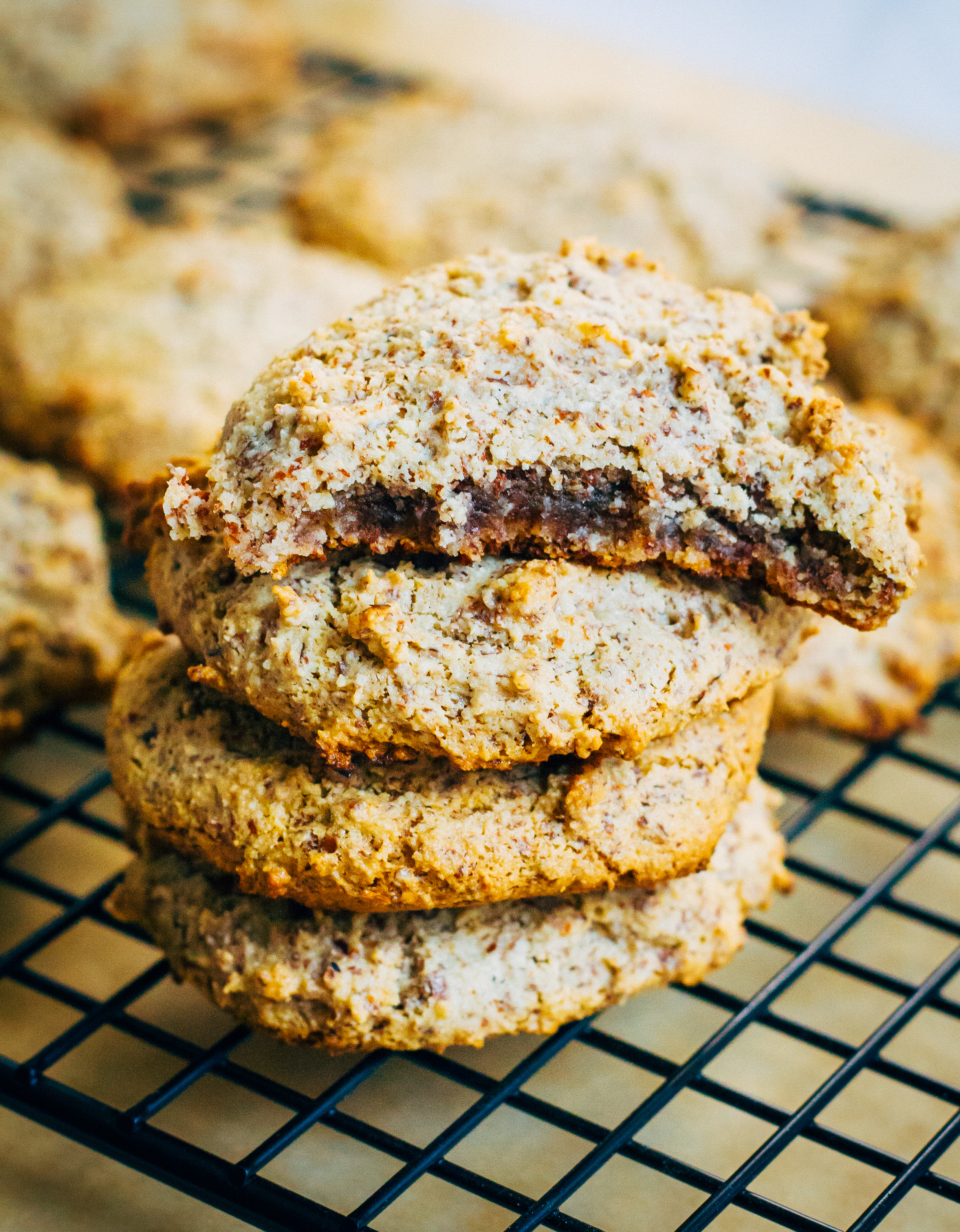 Chewy Paleo Almond Cookies | Well and Full | #vegan #plantbased #recipe