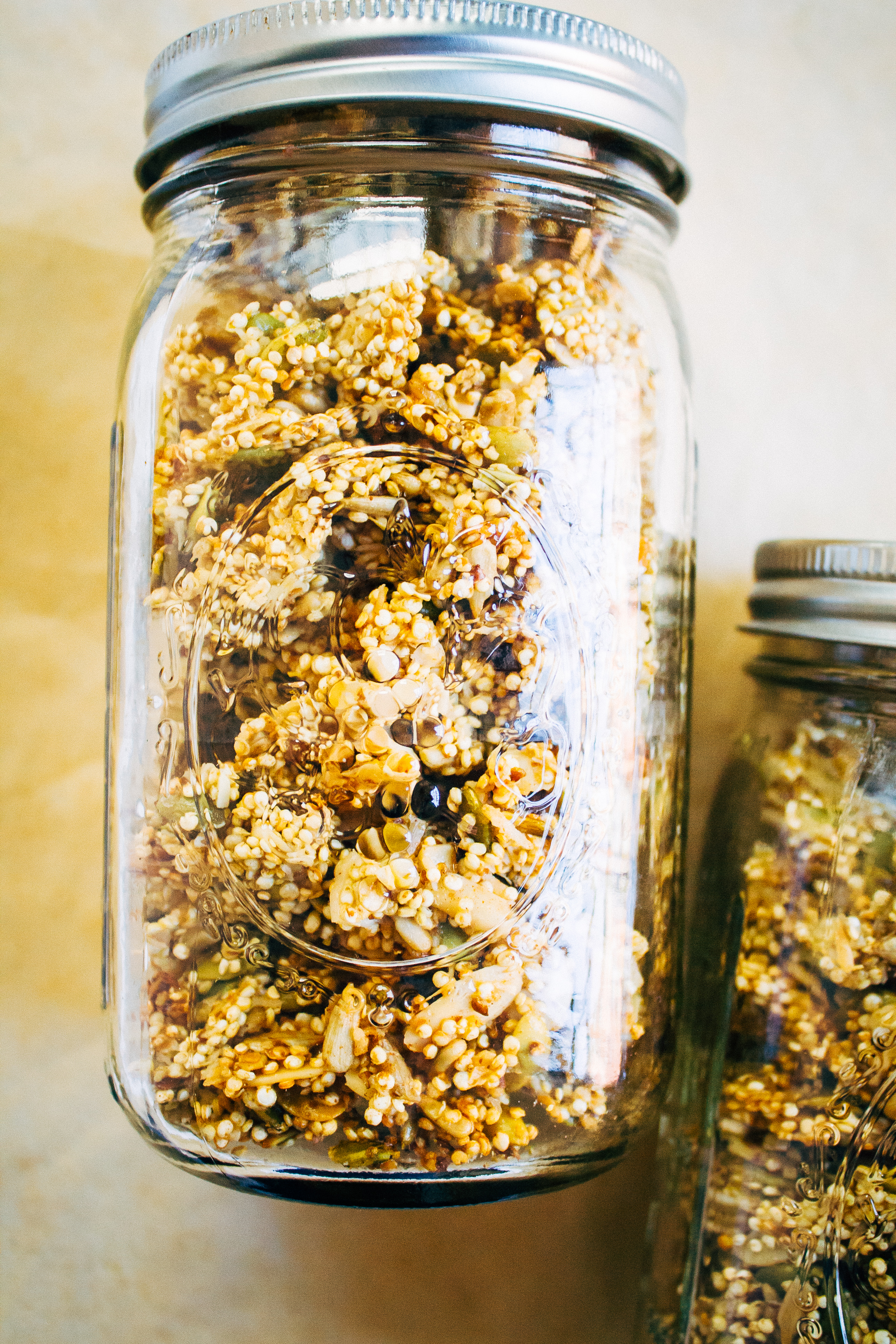 Perfectly Clumpy Vegan Granola w/ Sprouted Quinoa (Grain-Free) | Well and Full | #vegan #plantbased #recipe