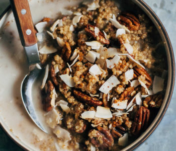 Breakfast Quinoa w/ Chai + Cinnamon | Well and Full | #breakfast #recipe