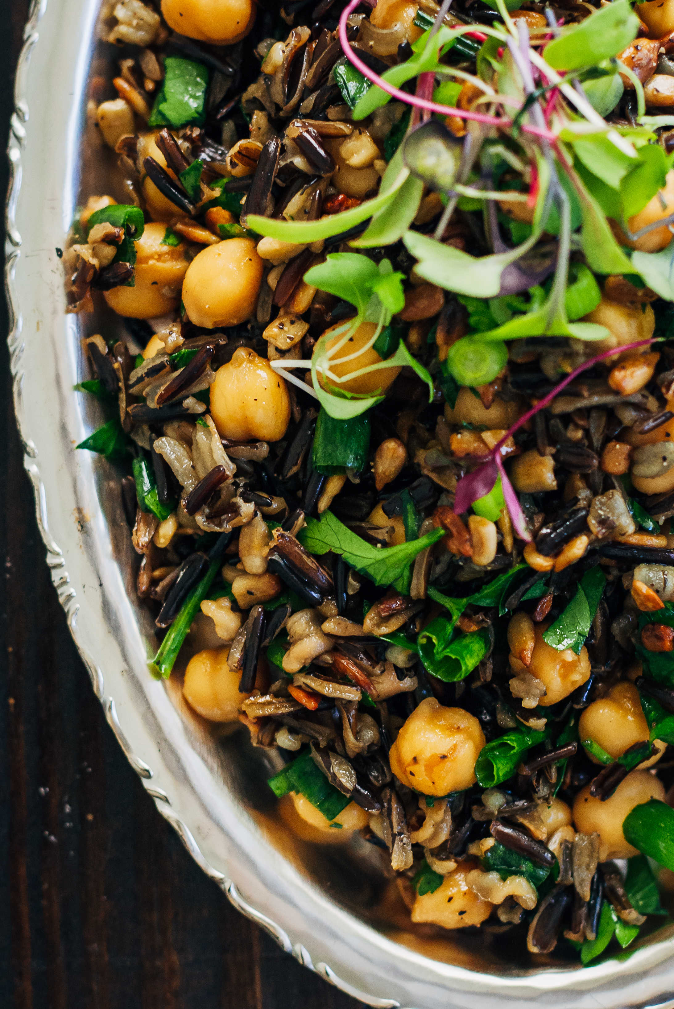 Sprouted Forbidden Rice Salad | Well and Full | #plantbased #recipe