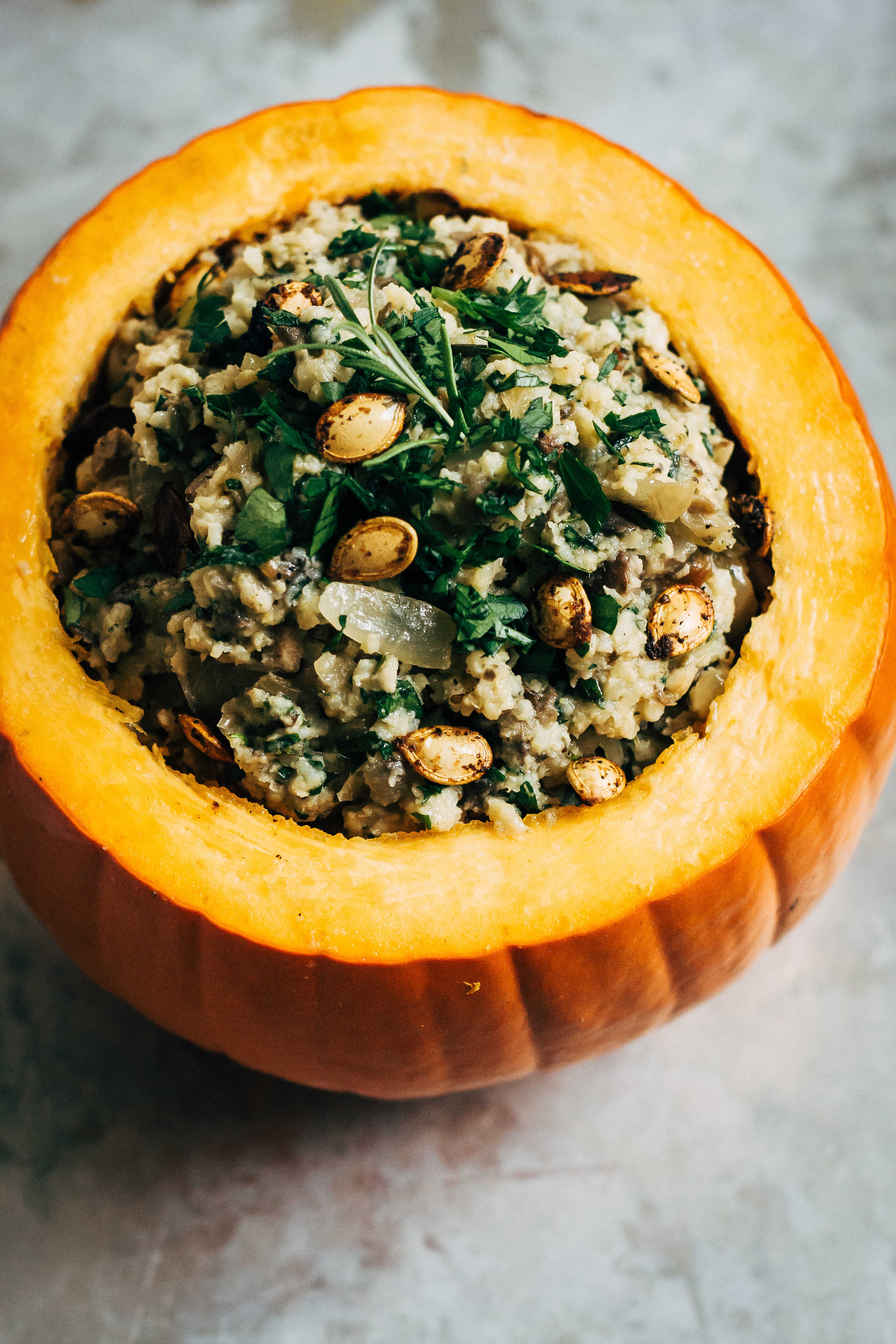 Thanksgiving Stuffing | Well and Full | #plantbased #recipe