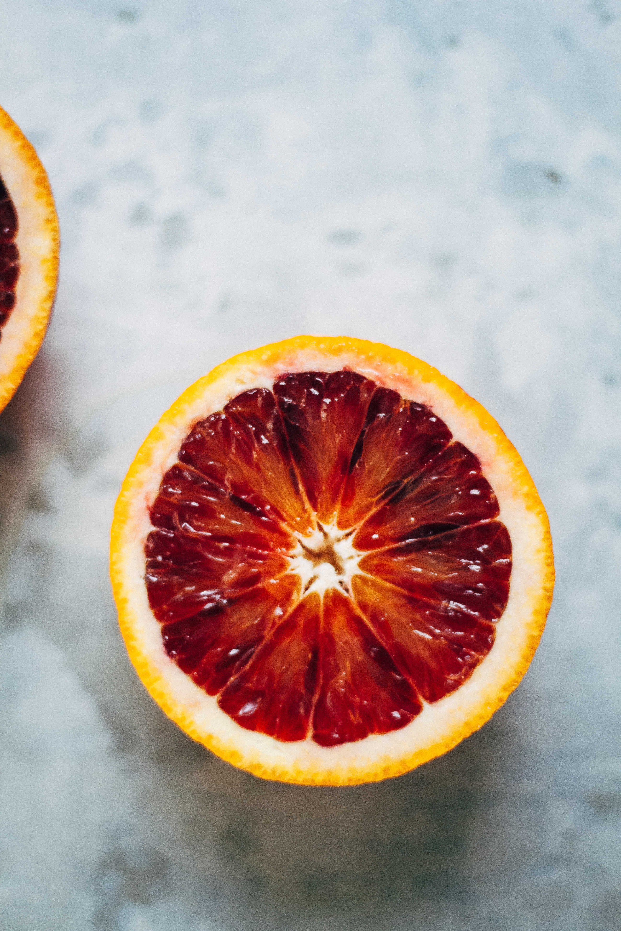 Jeweled Kamut w/ Blood Orange + Toasted Almonds | Well and Full | #recipe 