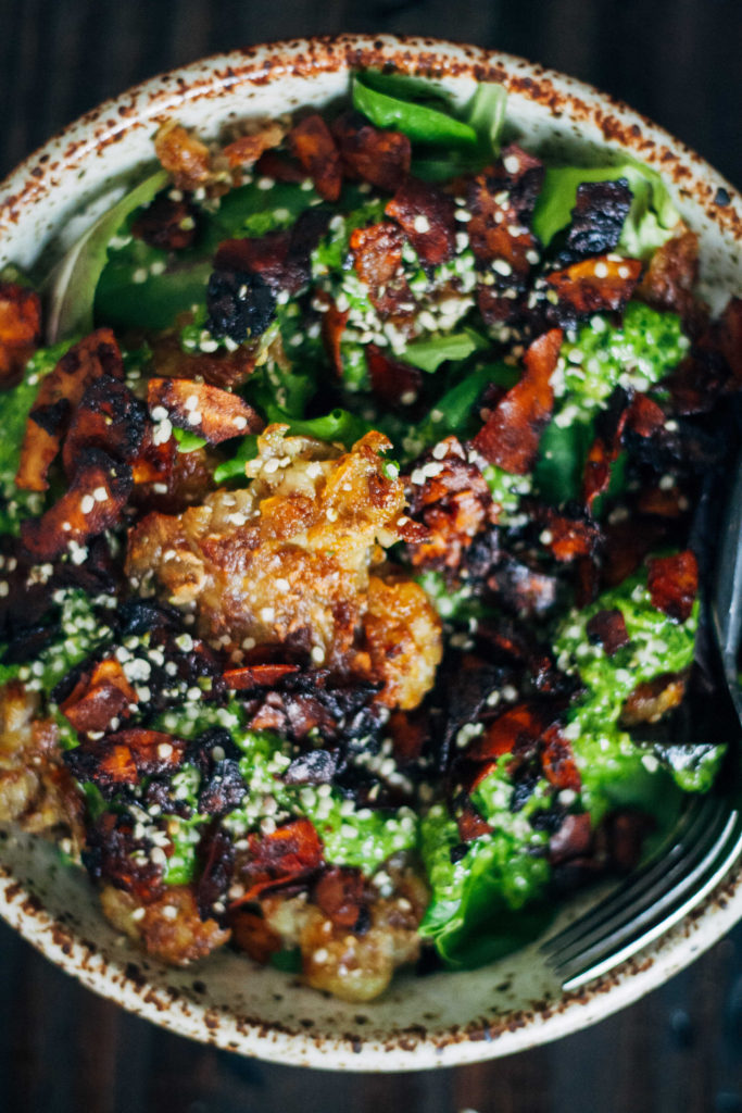 Green Pesto Breakfast Bowl Well and Full