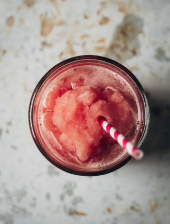 Hydrating Watermelon Slushie | Well and Full | #vegan #recipe