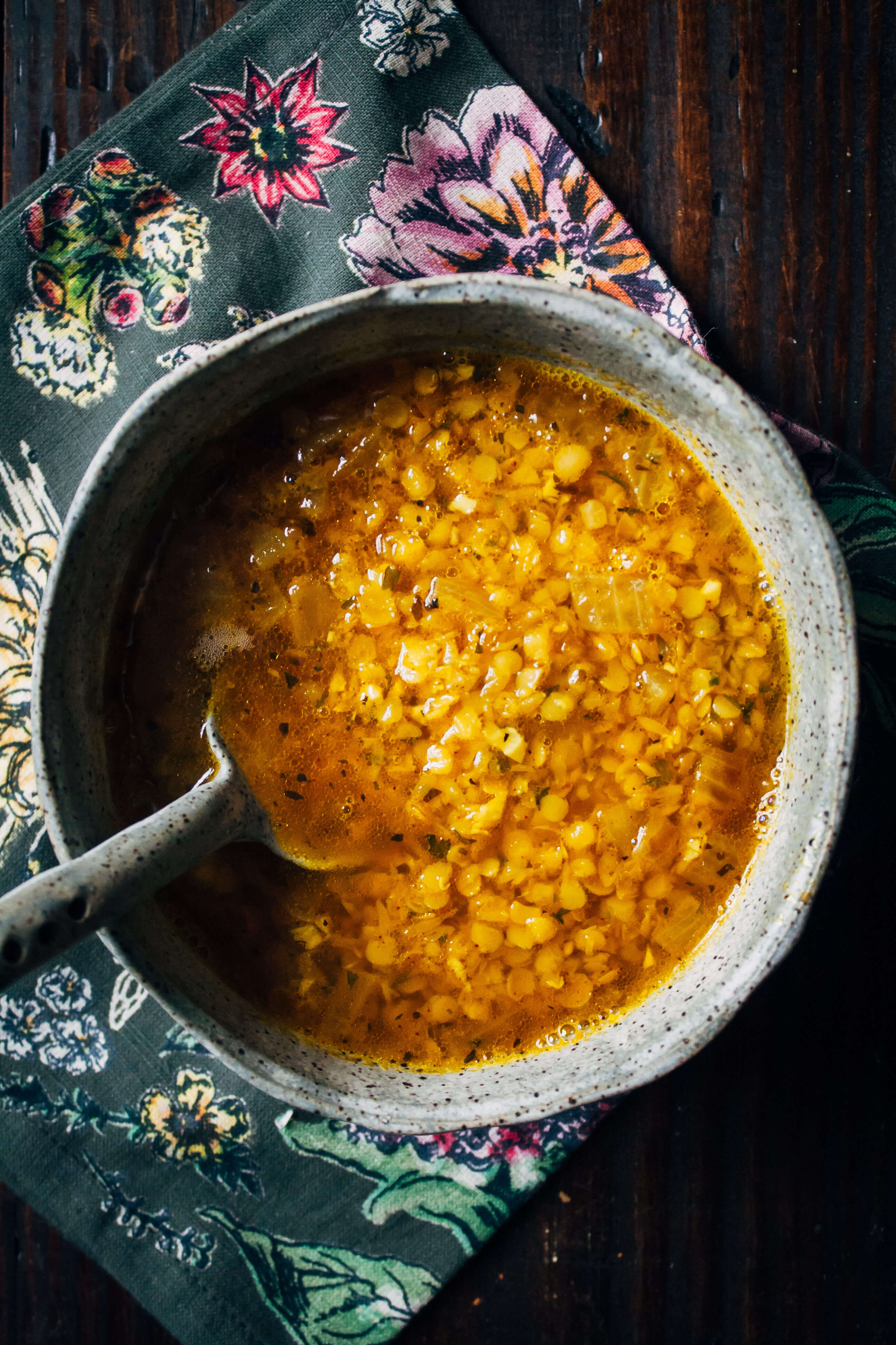 Red Lentil Soup | Well and Full | #vegan #soup #recipe