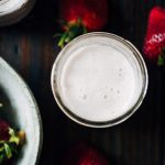 Strawberry Almond Milk | Well and Full | #vegan #almond #milk #recipe