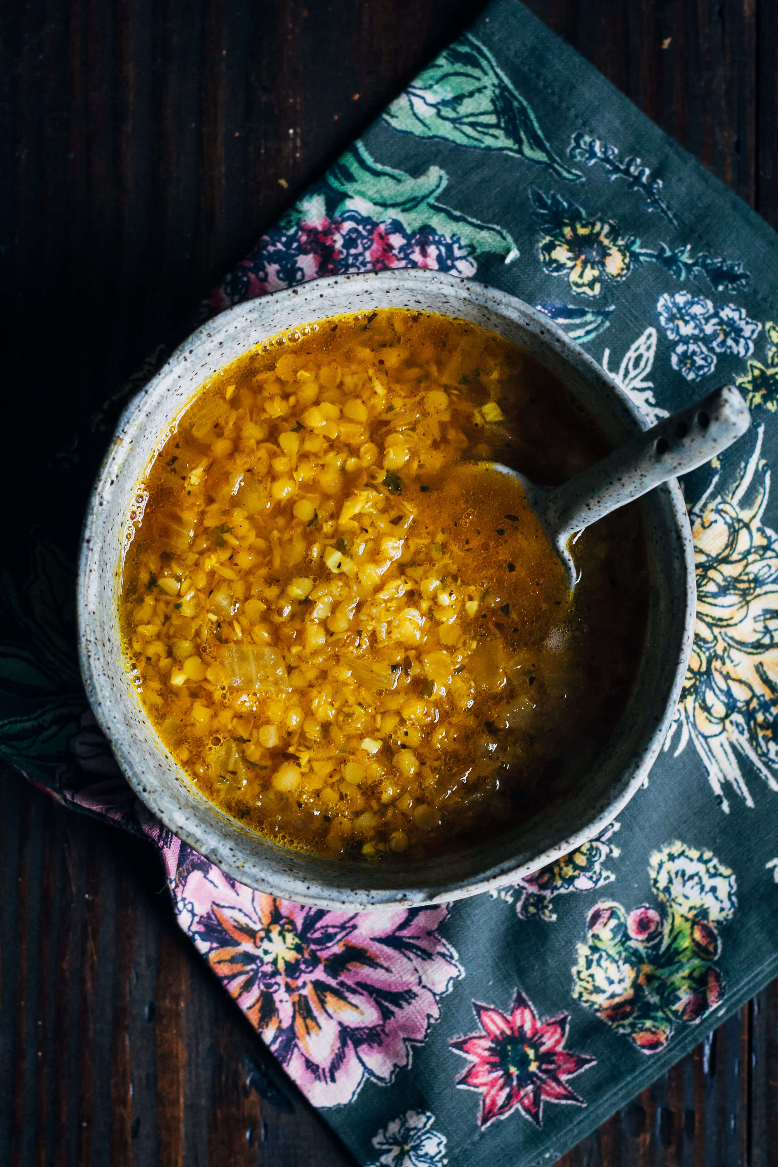 Red Lentil Soup | Well and Full | #vegan #soup #recipe