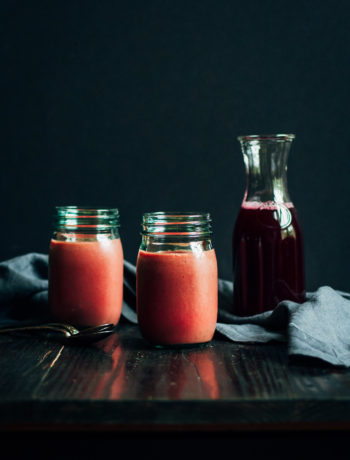 Post-Workout Tart Cherry Smoothie | Well and Full | #vegan #workout #smoothie