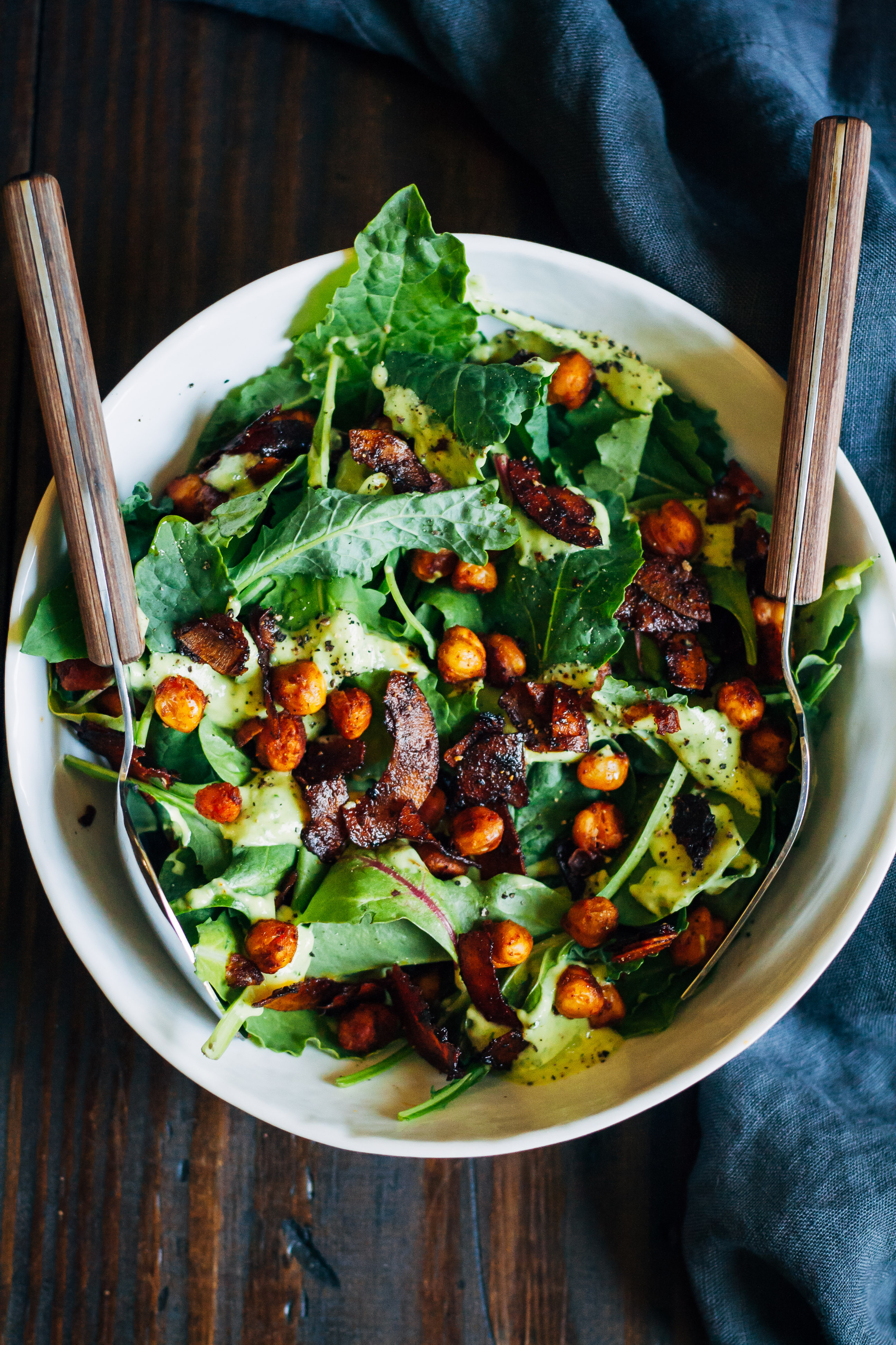 My Favorite Vegan Salad | Well and Full | #vegan #salad #recipe