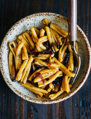 Caramelized Onion Pasta | Well and Full