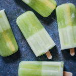 Honeydew Green Tea Popsicles | Well and Full | #vegan #popsicle #recipe