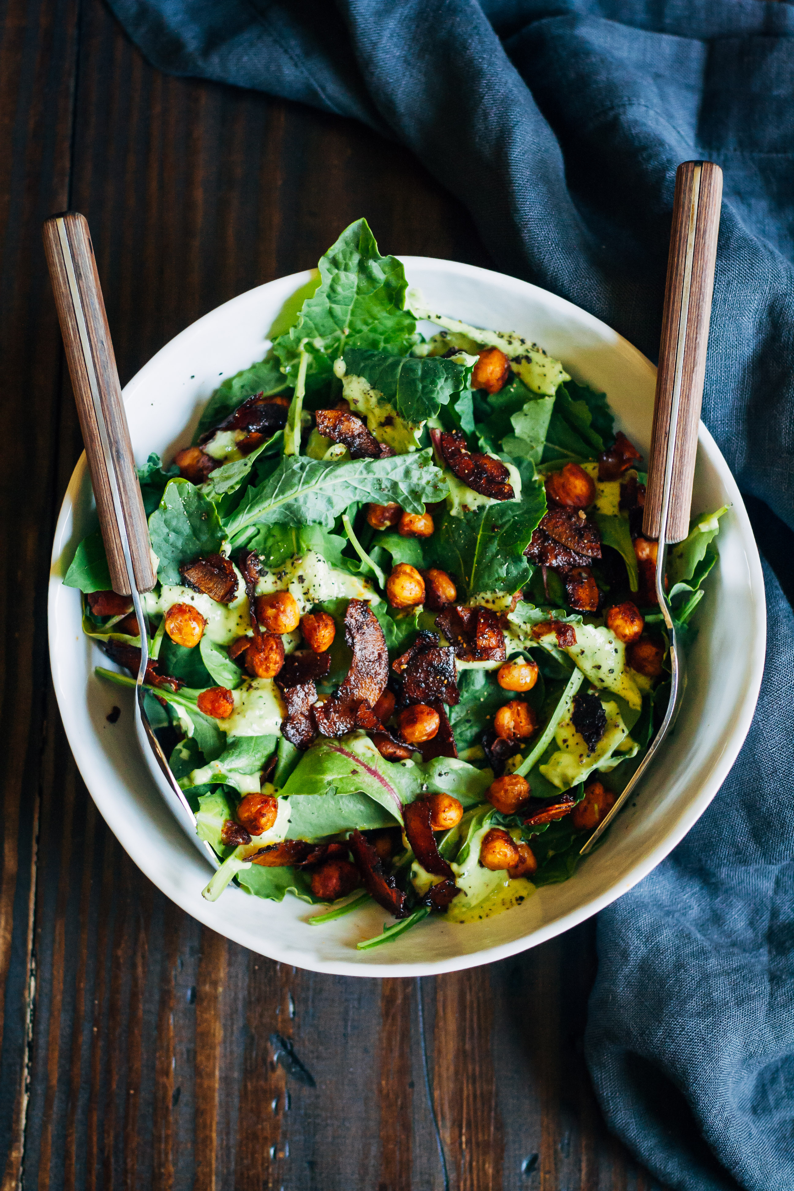 My Favorite Vegan Salad | Well and Full | #vegan #salad #recipe
