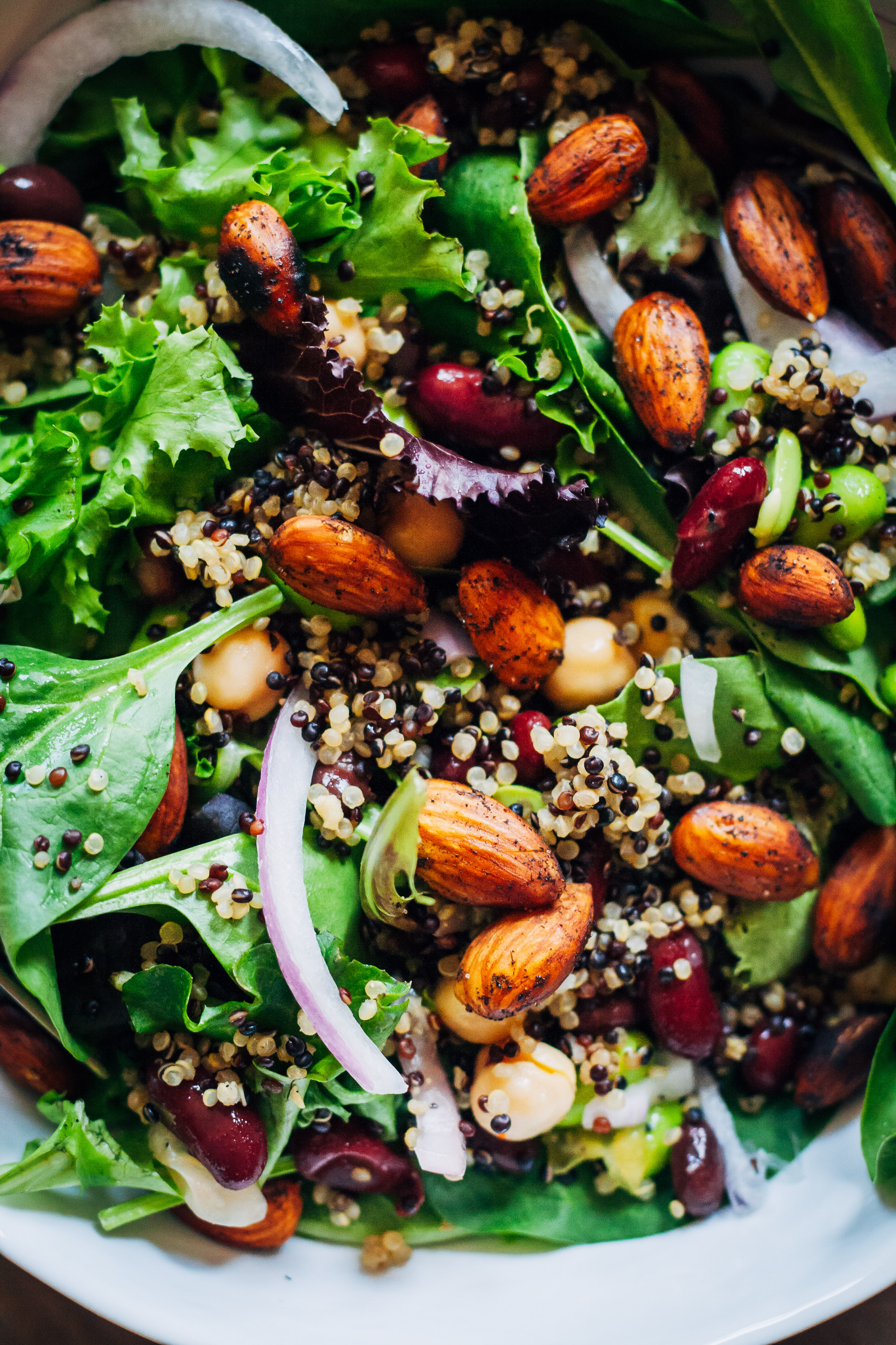 Power Protein Salad | Well and Full | #vegan #protein #recipe