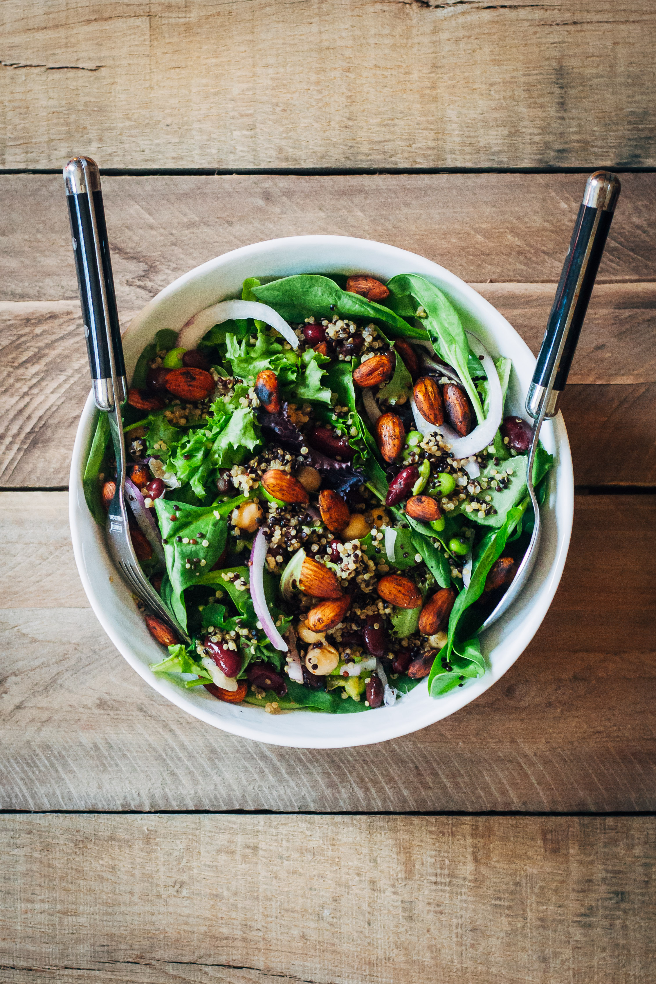 Power Protein Salad | Well and Full | #vegan #protein #recipe