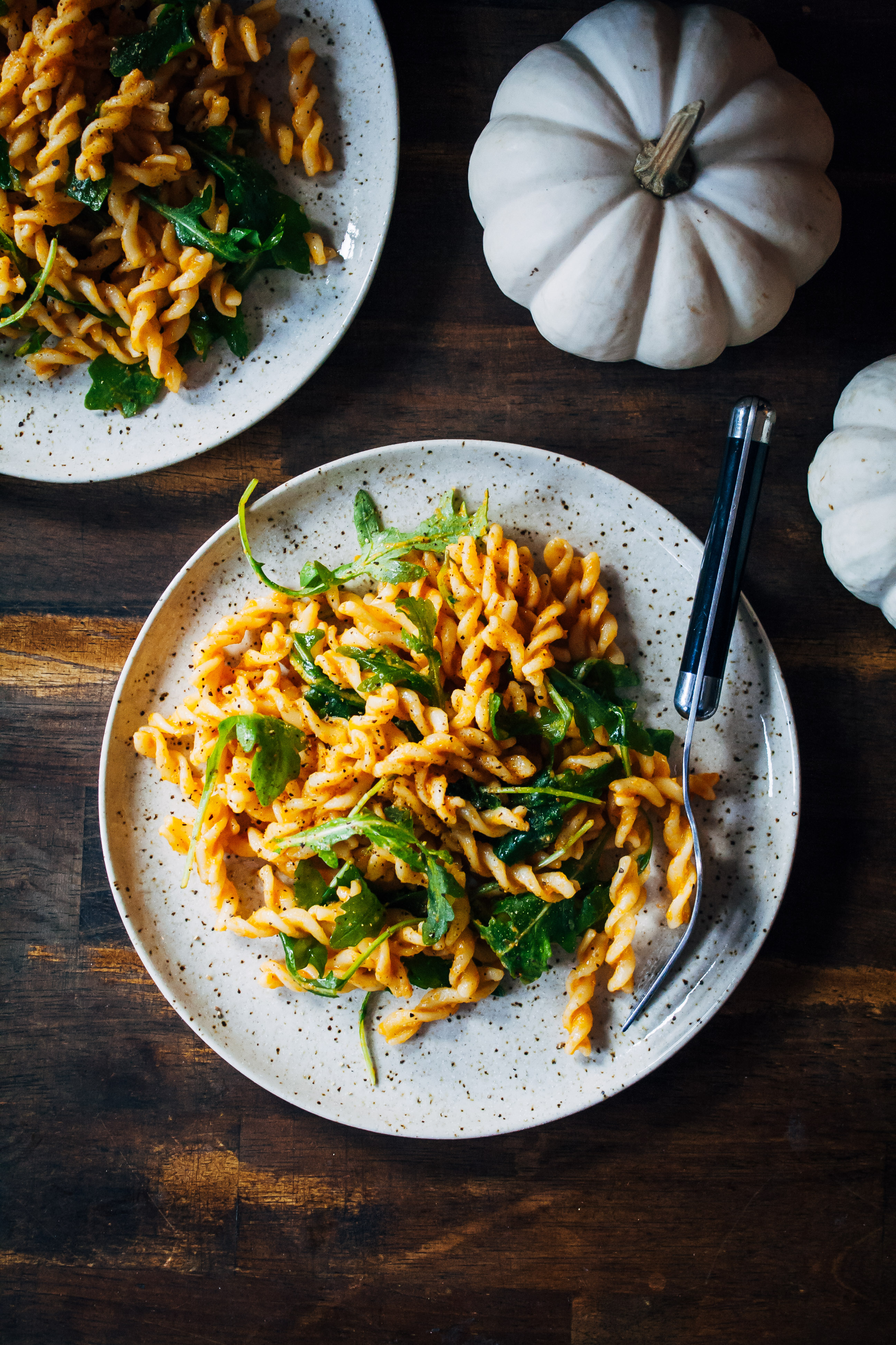 Autumn Pumpkin Pasta | Well and Full | #vegan #pumpkin #pasta