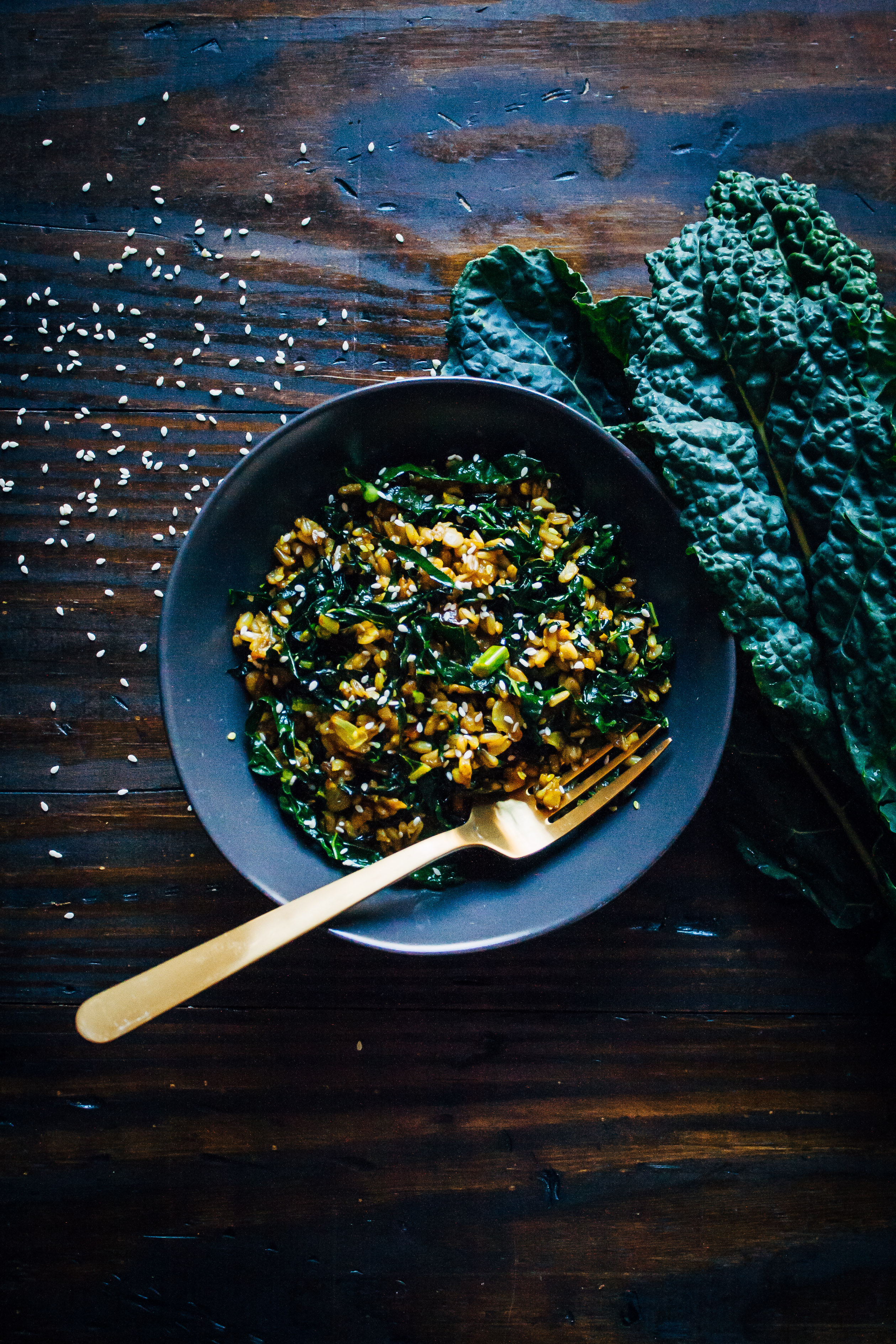 Kale Rice Bowl w/ Rice of the Prairies | Well and Full