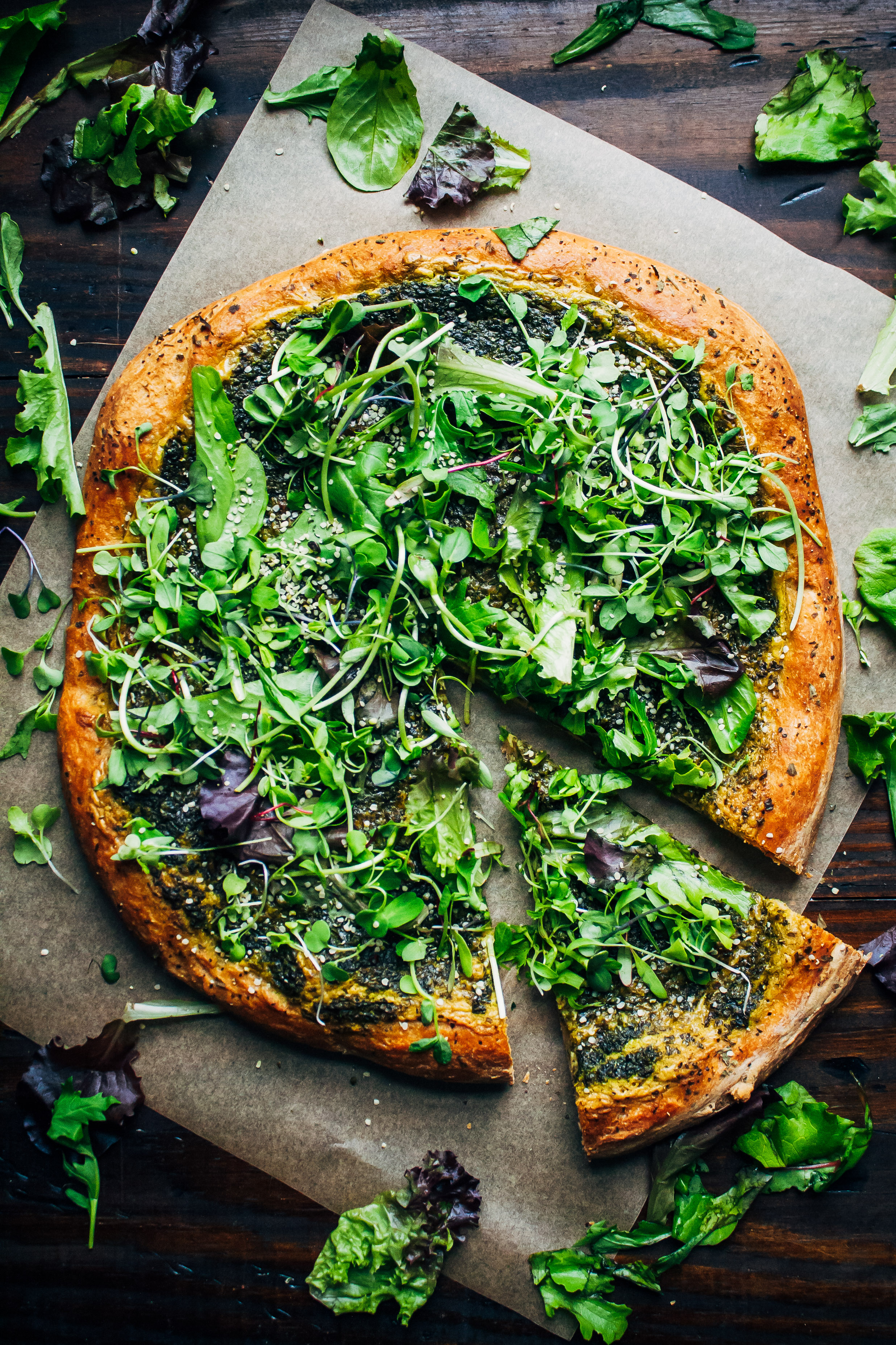 Green Goddess Pizza | Well and Full