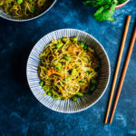 Spicy Green Tea Noodles | Well and Full | #vegan #recipe