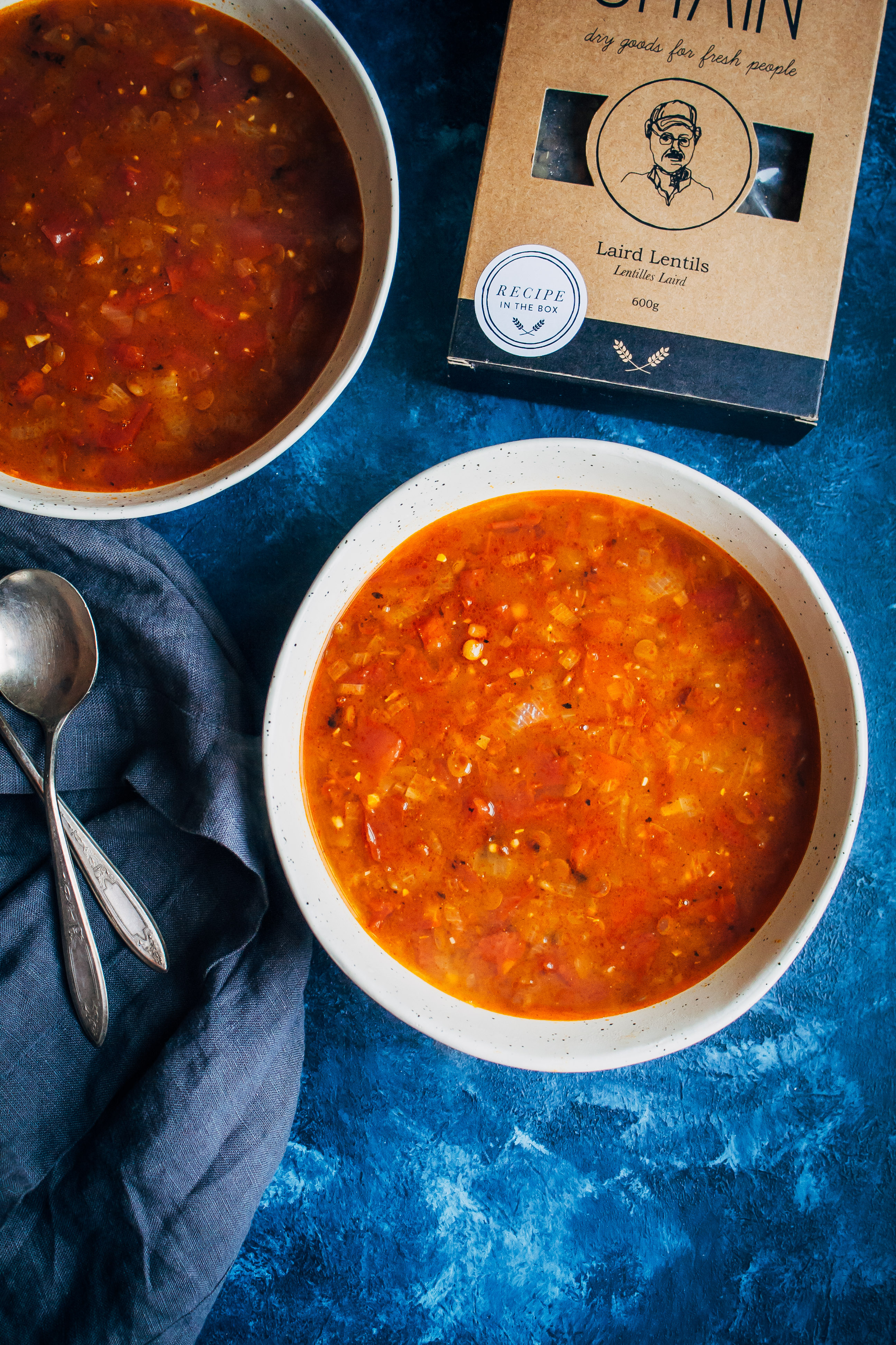 Moroccan Lentil Soup | Well and Full | #vegan #soup #recipe