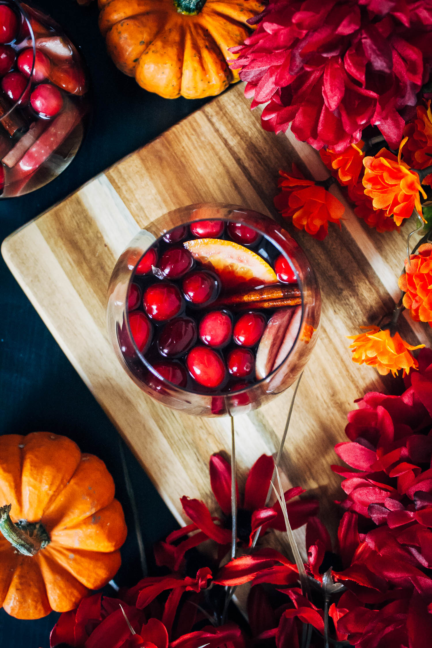 A Festive Fall Sangria | Well and Full | #wine #recipe