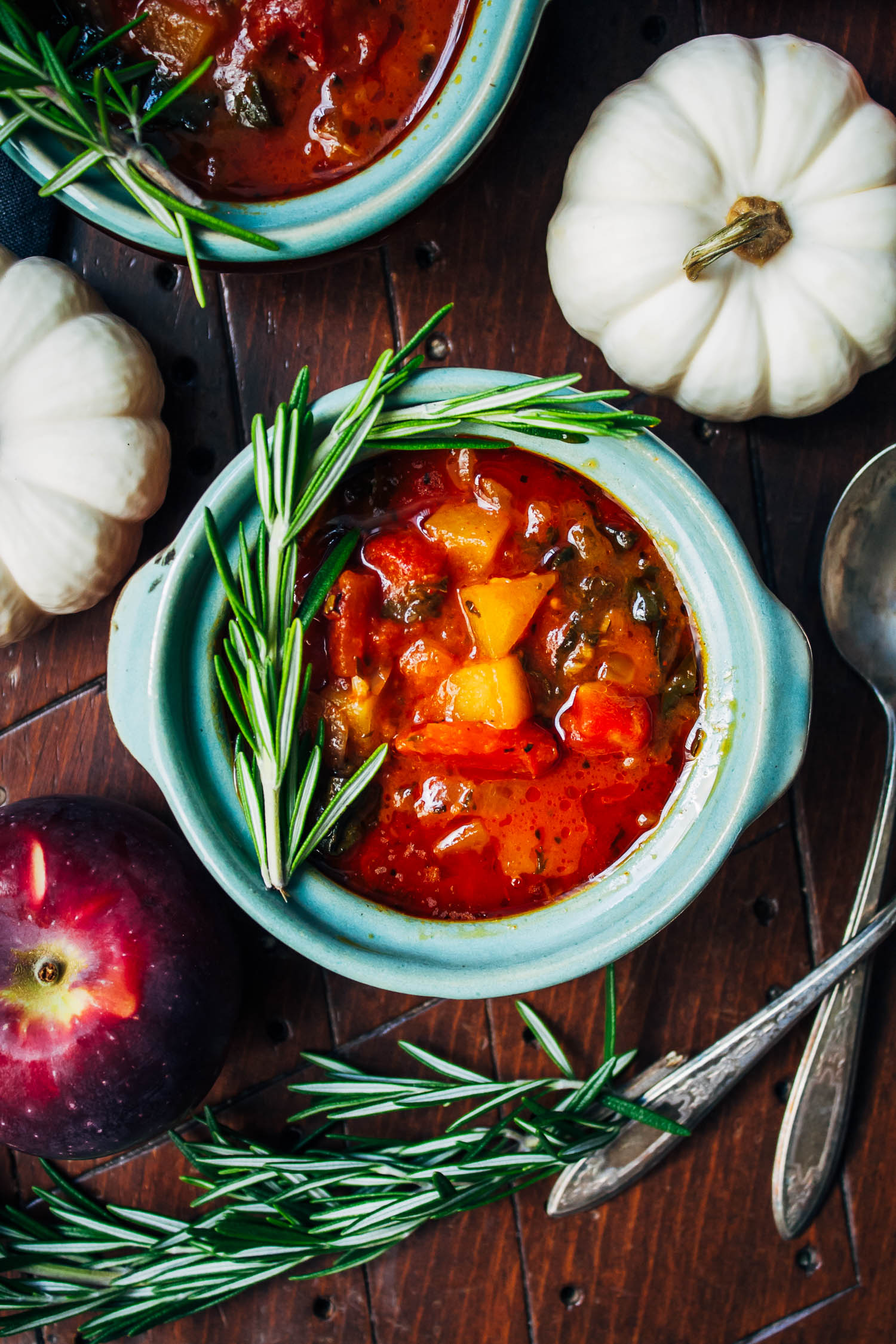 Autumn Pumpkin Kale Apple Stew | Well and Full