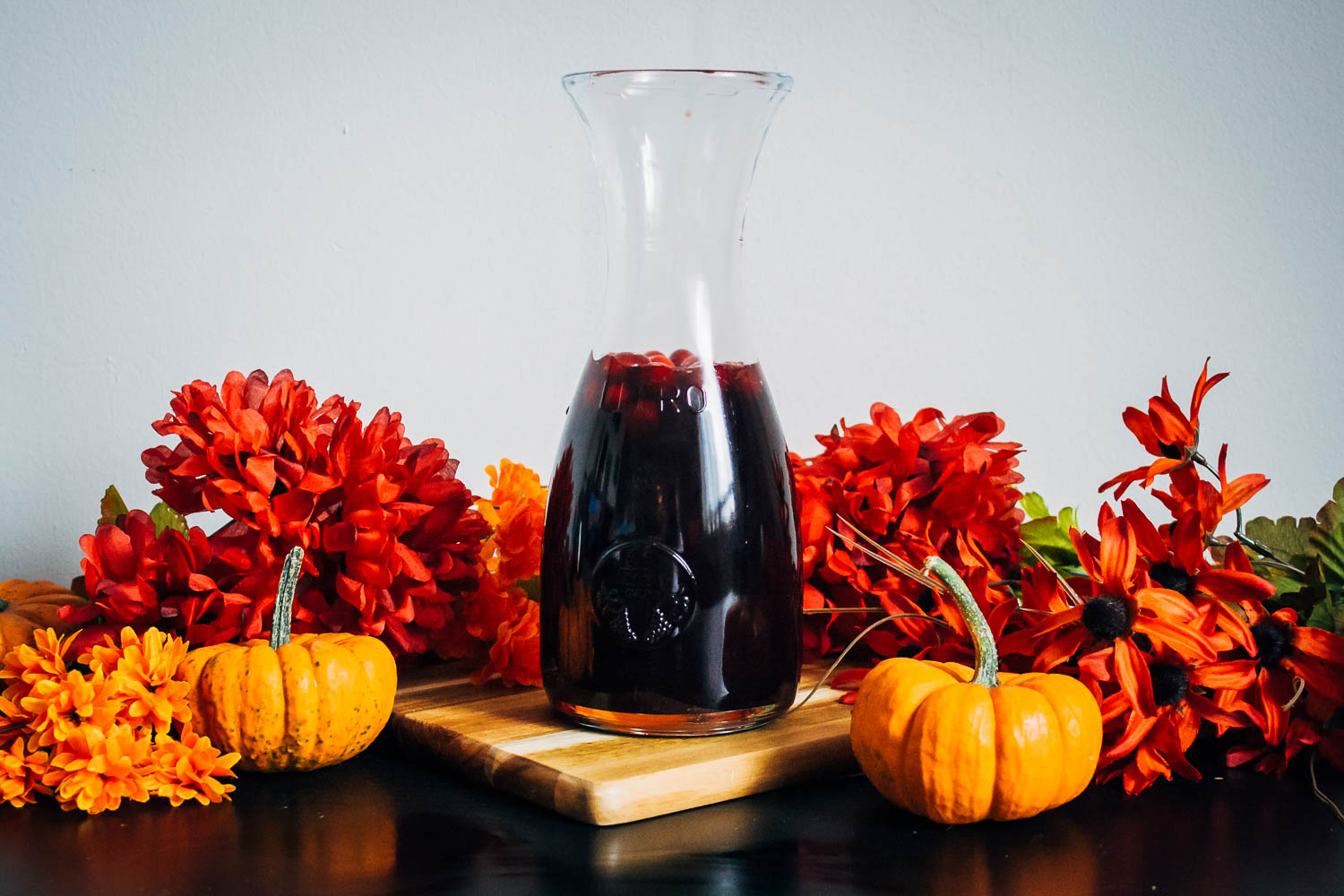 A Festive Fall Sangria | Well and Full | #wine #autumn #recipe