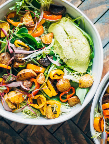 Guacamole Breakfast Bowl | Well and Full | #healthy #vegan #recipe