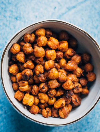 Vegan Bacon Chickpeas | Well and Full | #healthy #easy #recipe