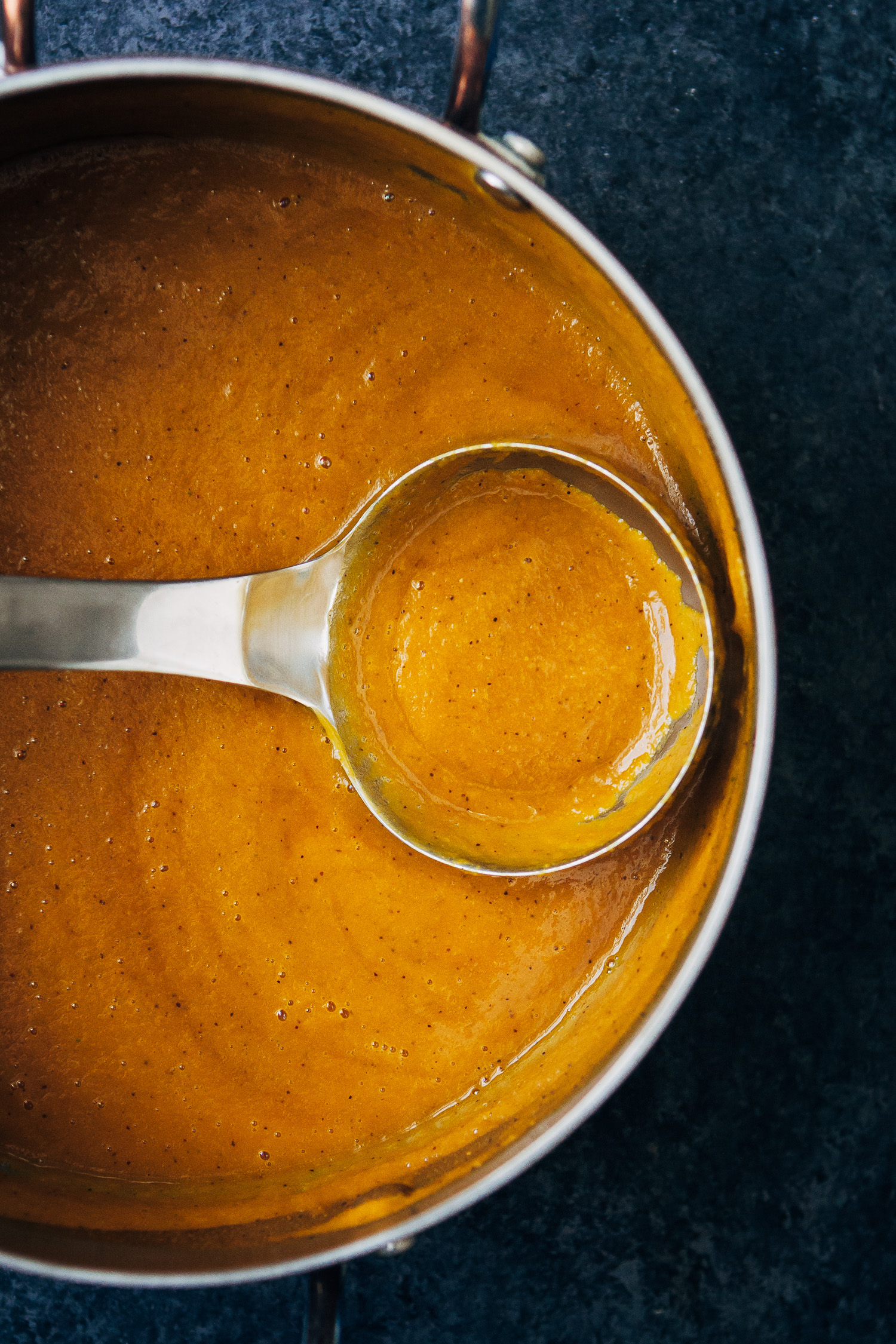 Creamy Vegan Pumpkin Soup | Well and Full | #healthy #vegan #fall #recipe