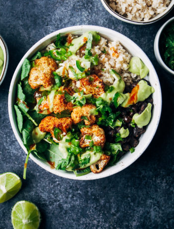 Spicy Vegan Burrito Bowl | Well and Full | #healthy #vegan #recipe