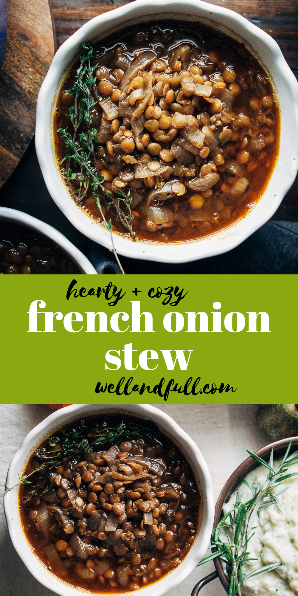 French Onion Stew Recipe Well and Full