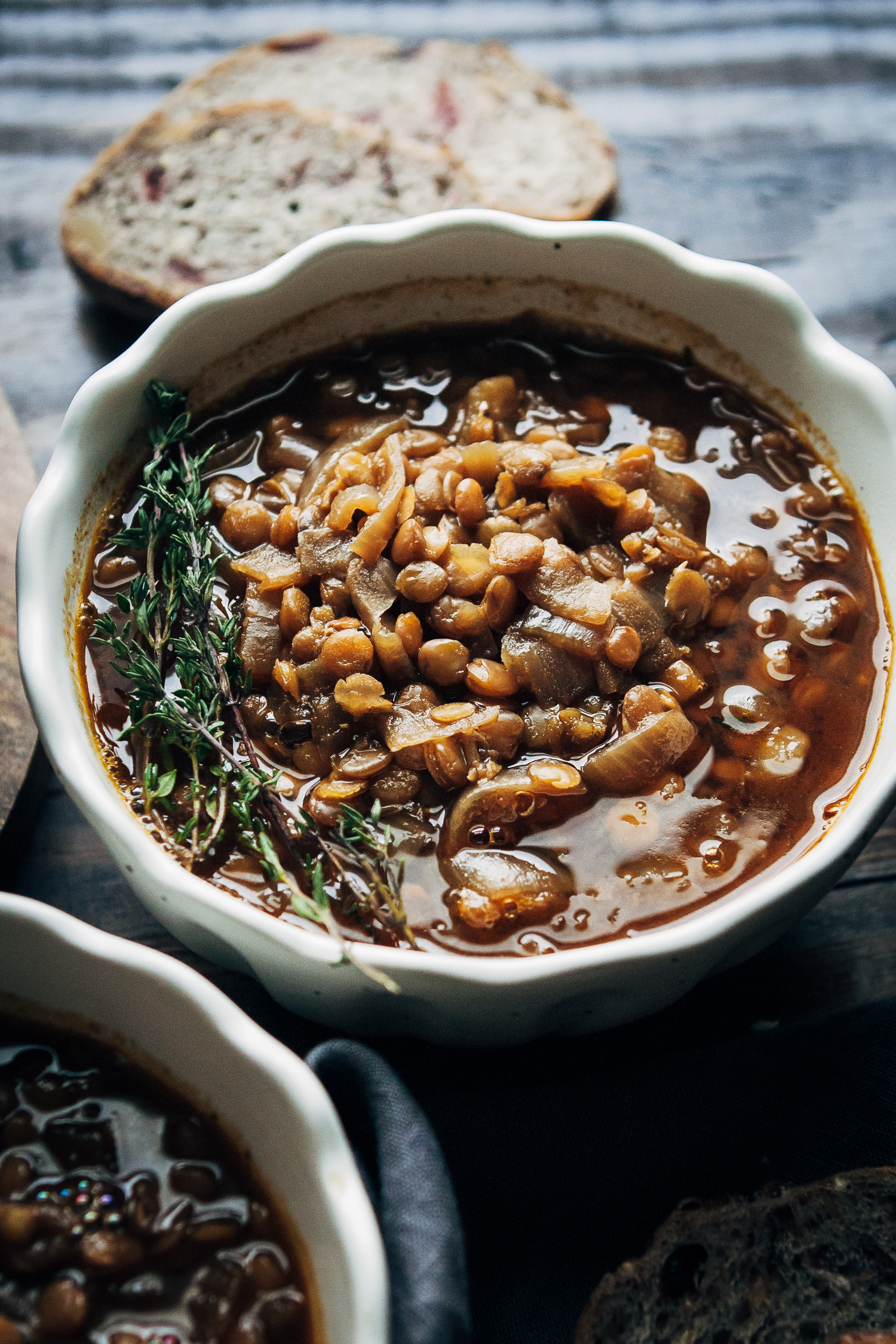 Vegan French Onion Stew | Well and Full | #healthy #vegan #recipe