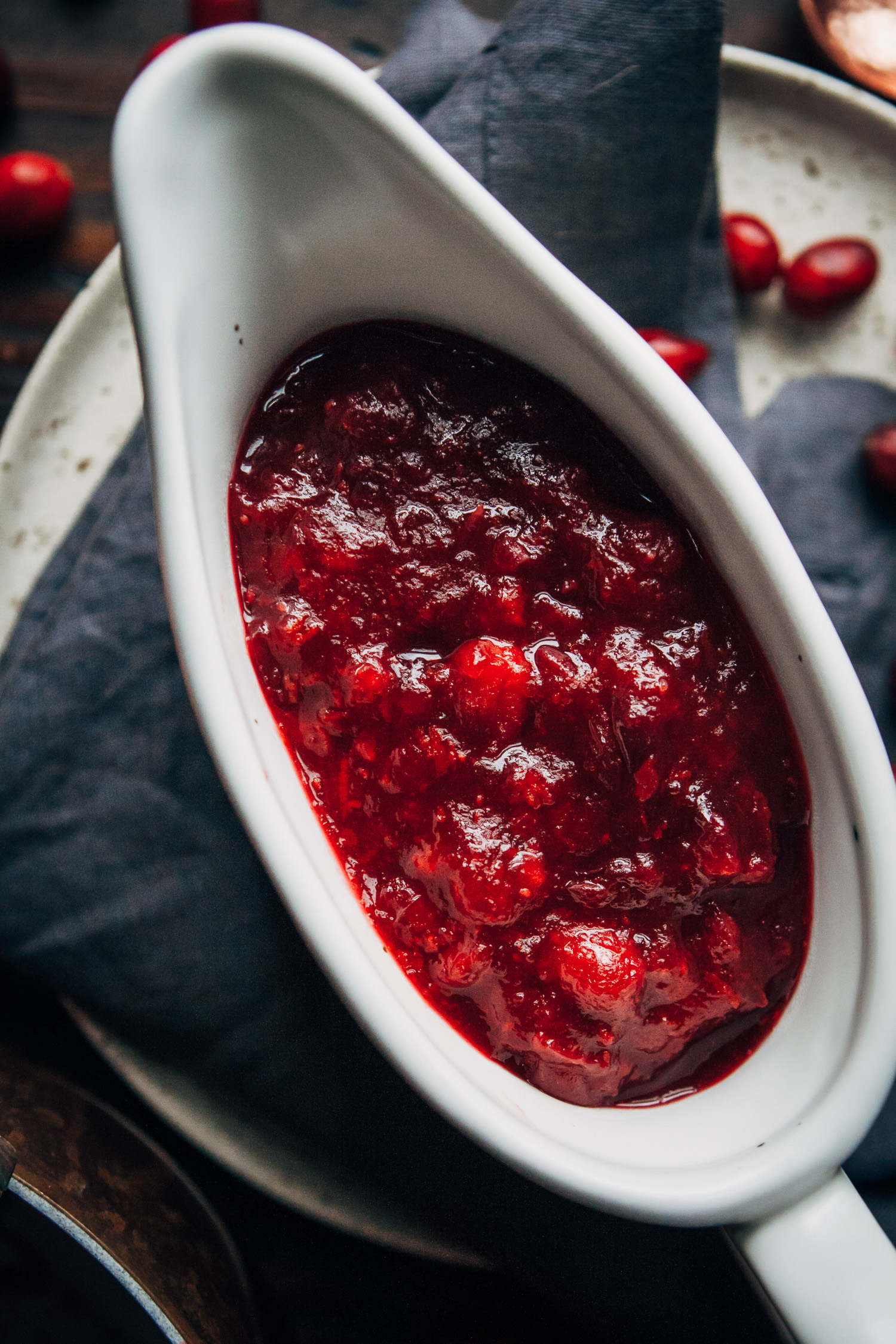 Vegan Cranberry Sauce | Well and Full | #vegan #thanksgiving #recipe
