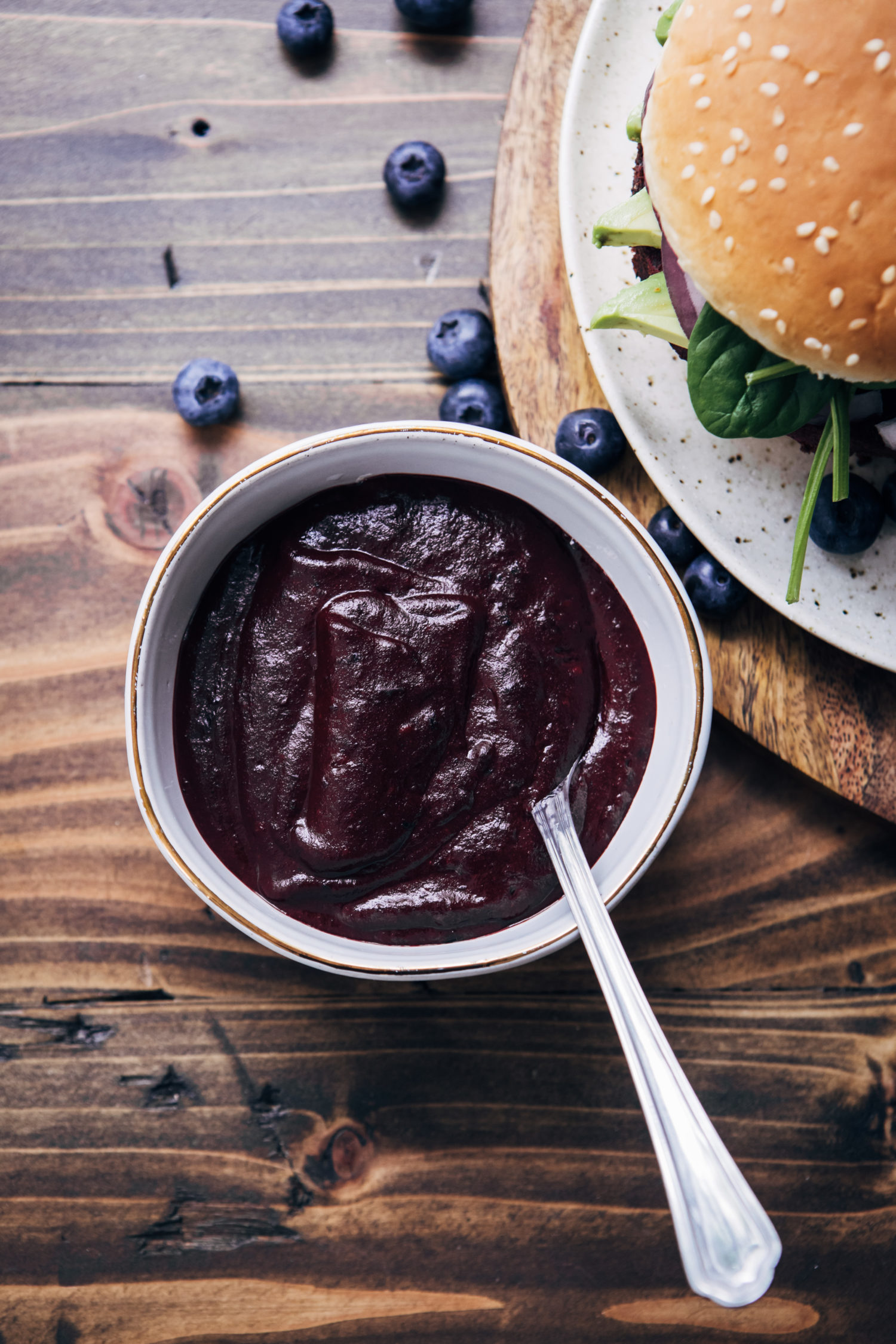 Vegan Blueberry Ketchup Well and Full