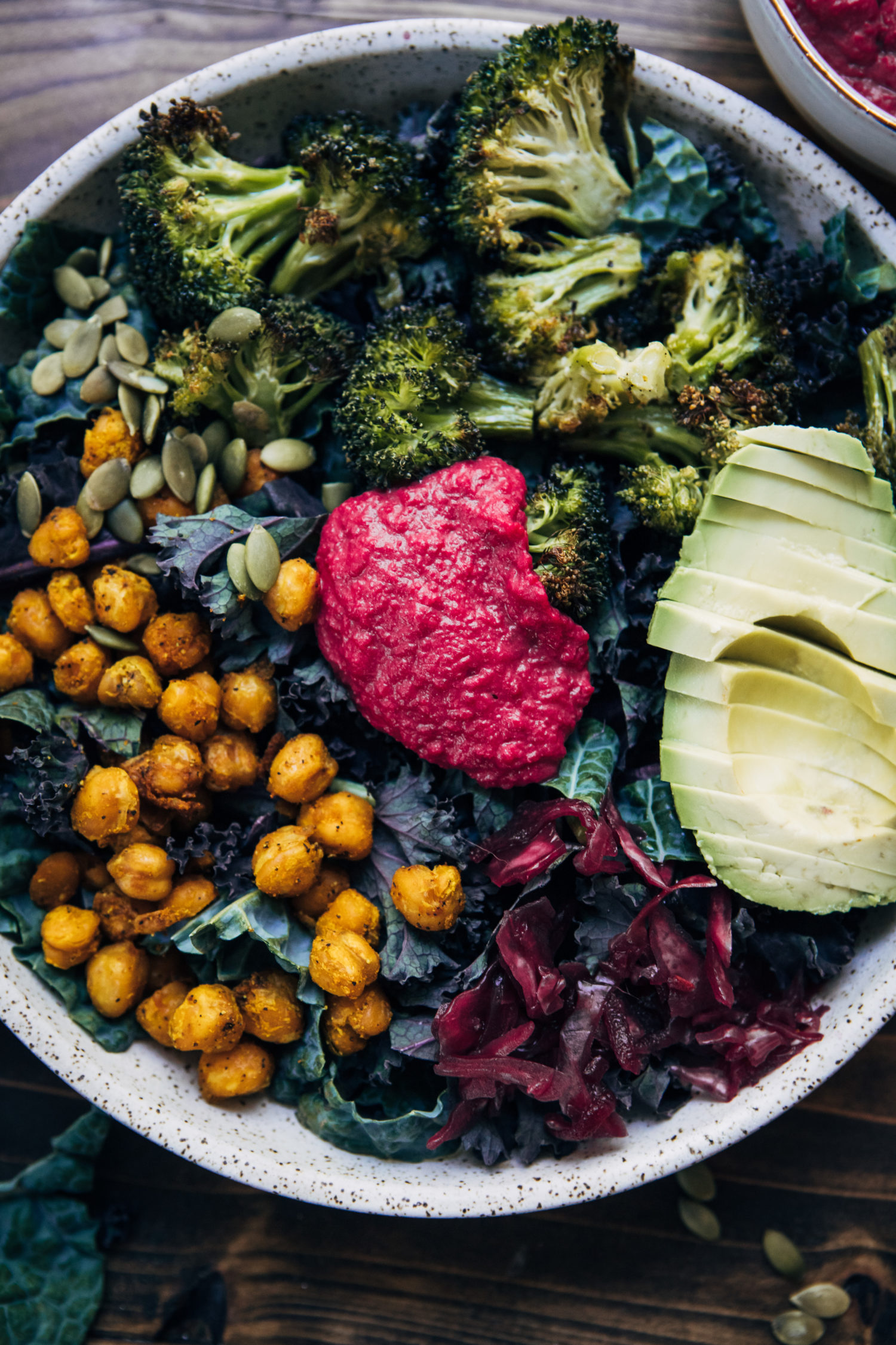 Rainbow Broccoli Buddha Bowl | Well and Full | #vegan #recipe