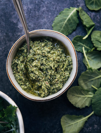 The Best Vegan Kale Pesto | Well and Full | #healthy #vegan #recipe