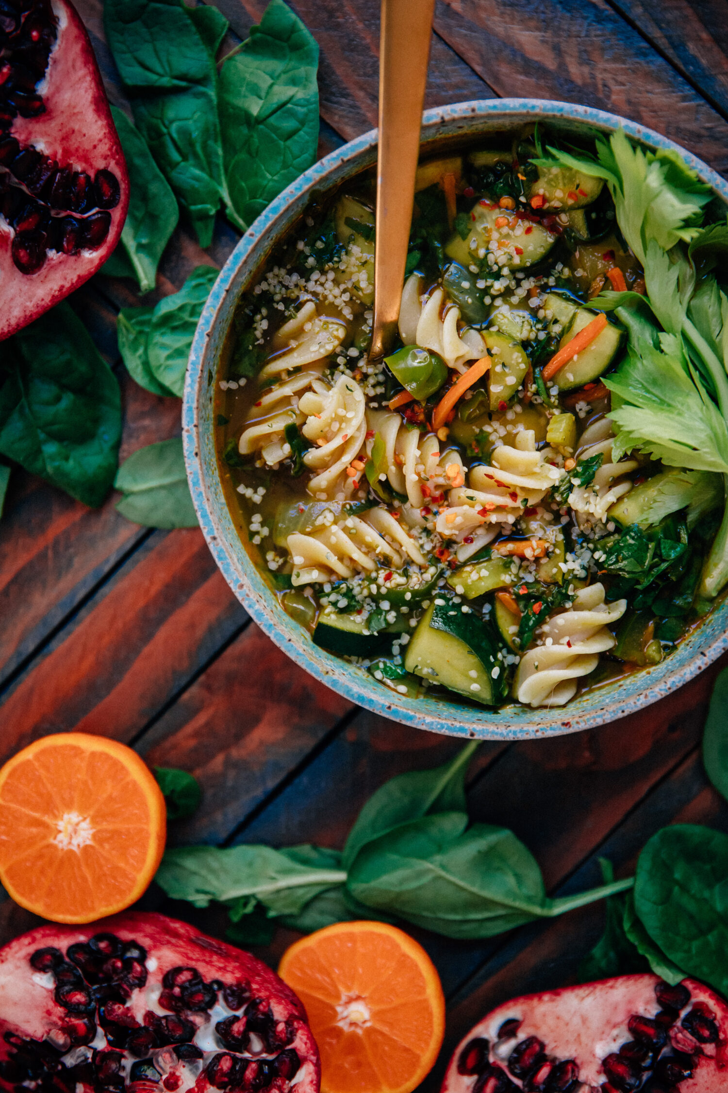 Vegan Superfood Soup | Well and Full | #vegan #healthy #recipe