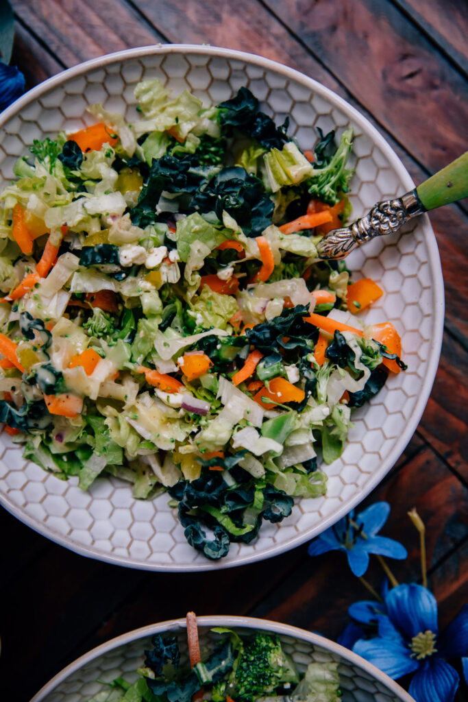 Kale Crunch Salad Well and Full