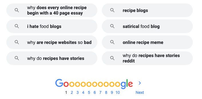 Why do food bloggers write so much?