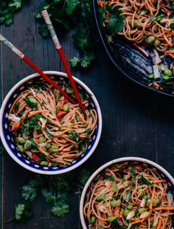 Sesame Noodles | Well and Full | #vegan #recipe