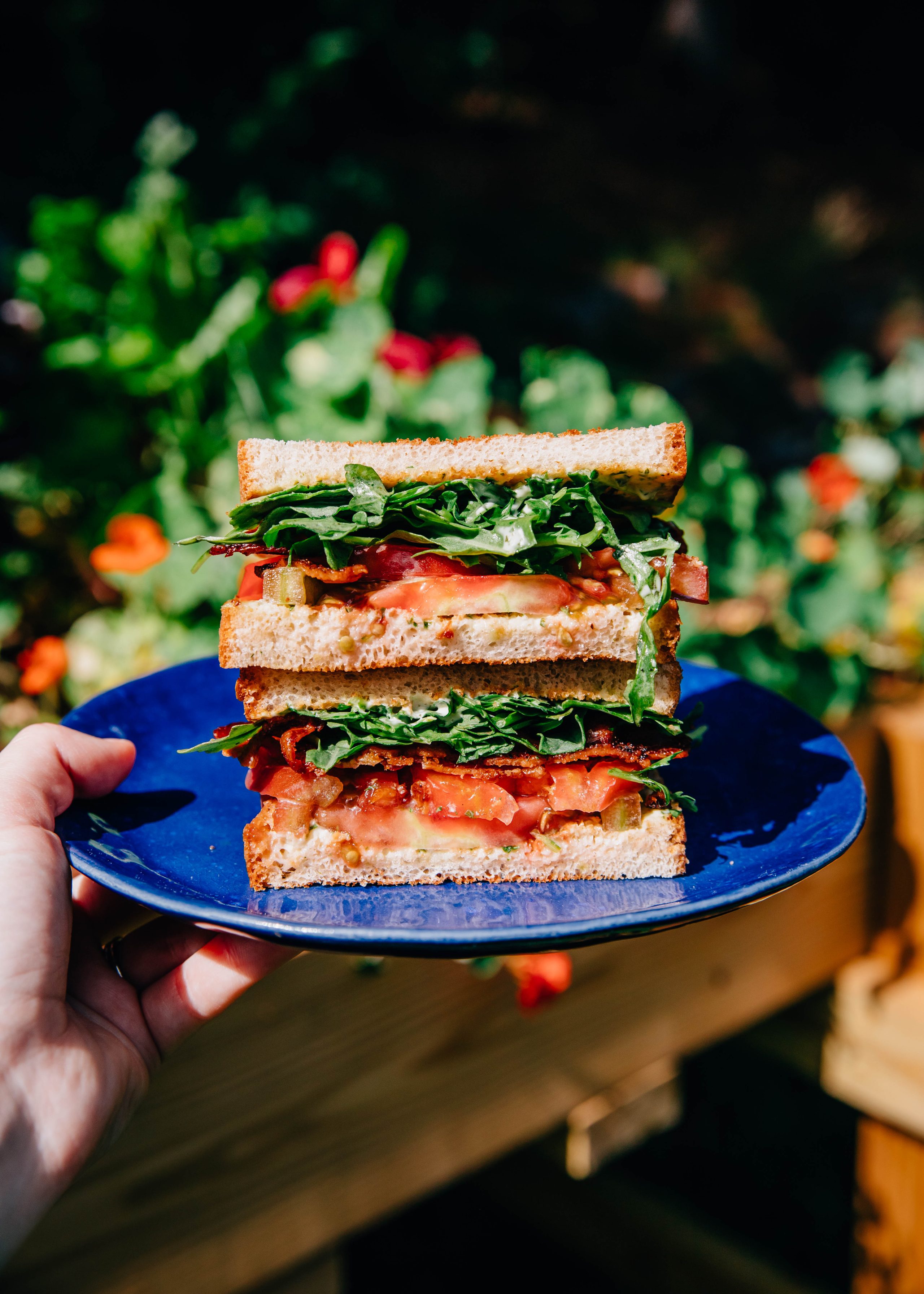Heirloom Tomato BLT | Well and Full | #summer #recipe #seasonal