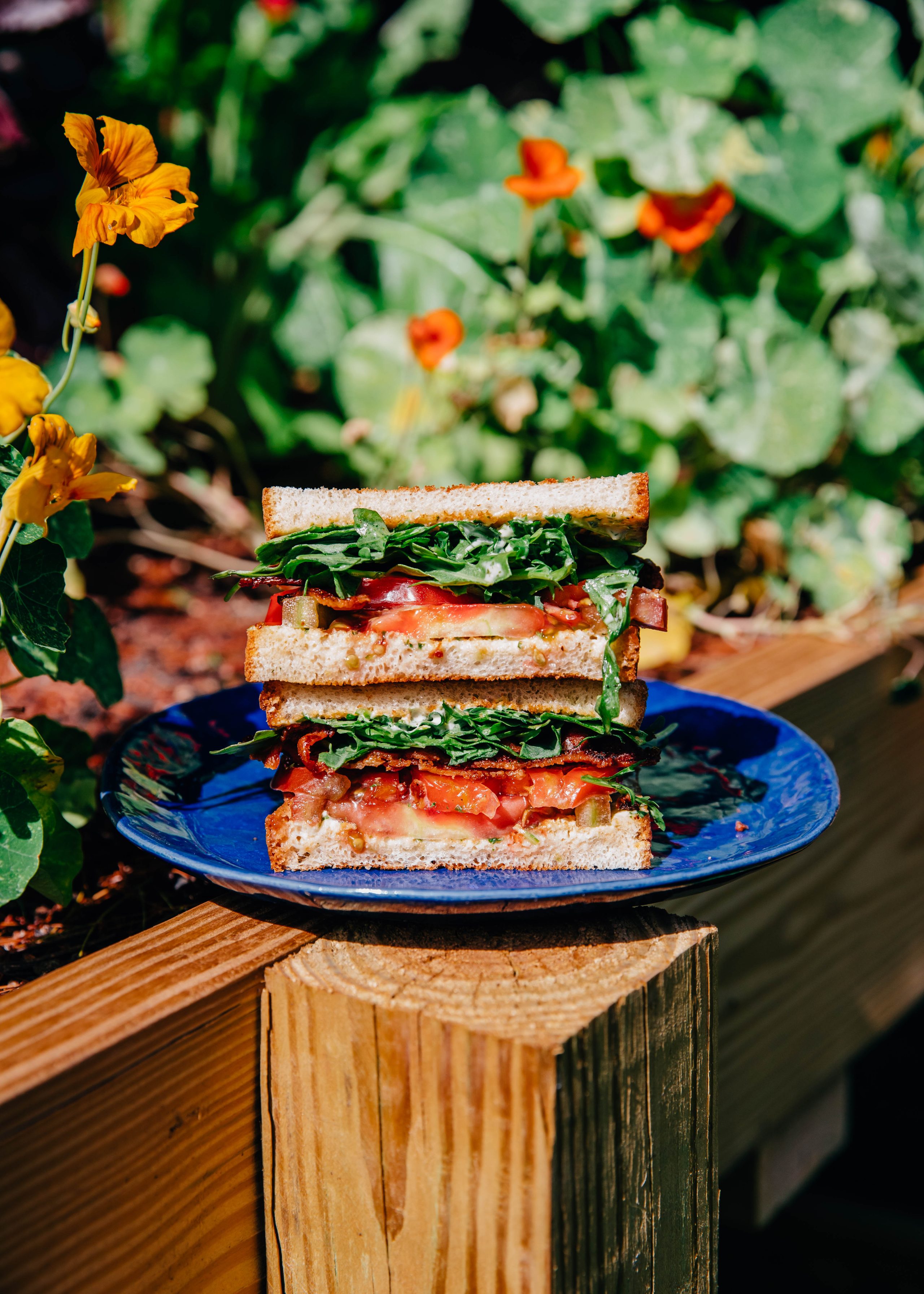 Heirloom Tomato BLT | Well and Full | #summer #recipe #seasonal