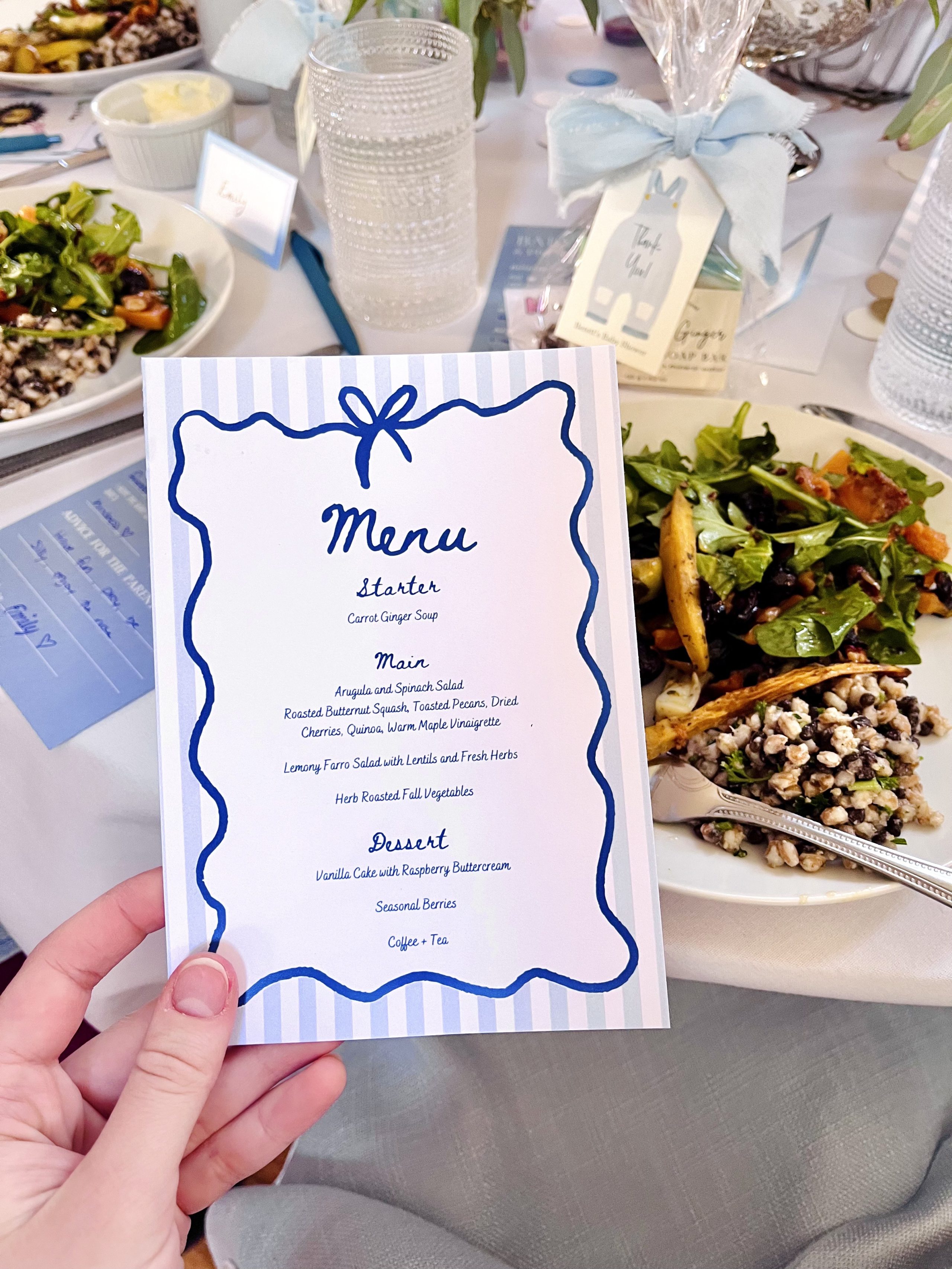 Berett's Vegetarian Baby Shower | Well and Full