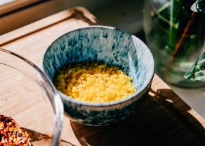 Lemon Peel Chili Crisp | Chili Crunch | Well and Full | #vegetarian #recipe #chilicrunch #spicy