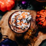 Halloween Hot Chocolate | Well and Full | #fall #autumn #halloween #cocoa #hotcocoa #recipe