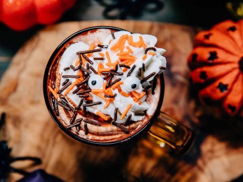 Halloween Hot Chocolate | Well and Full
