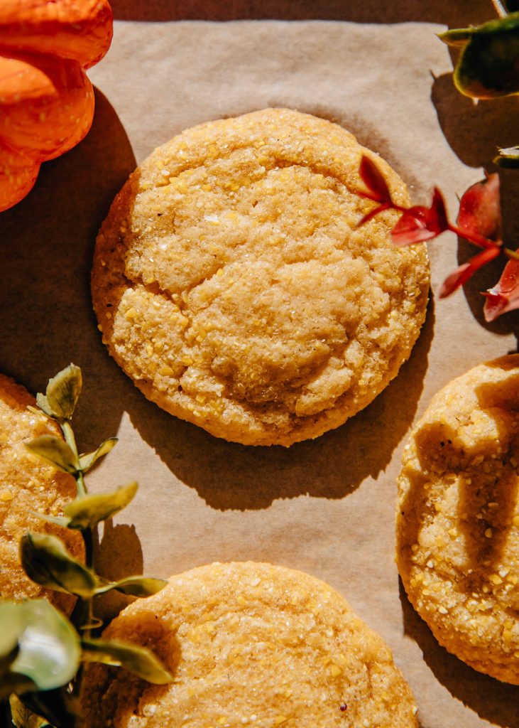 Cornbread Cookies | Well and Full | #fall #autumn #cookie #dessert #recipe